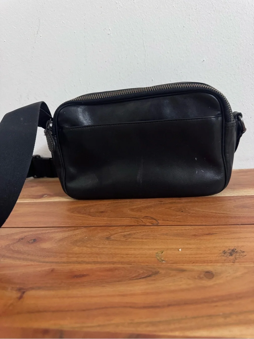 Coach compact leather